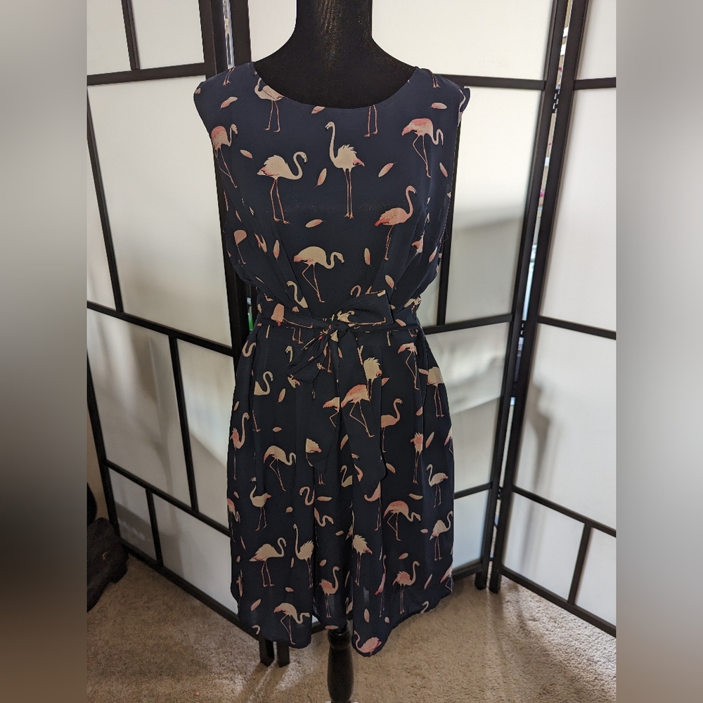 🦩Flamingo A-line Dress🦩